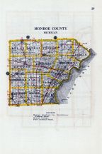 Monroe County, Michigan State Atlas 1916 Automobile and Sportsmens Guide